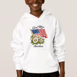 Dios Bendiga a América Arte Floral de Bandera y Ma