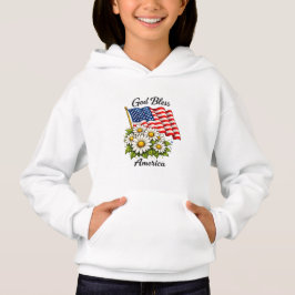 Dios bendiga a América bandera de EE. UU. y margar