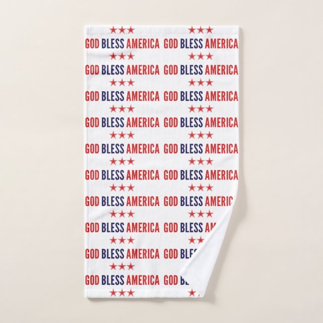 Dios bendiga a Estados Unidos (Toalla de mano)