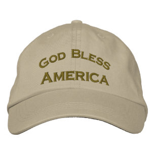 Dios bendiga a Estados Unidos embrujó a Gorra patr