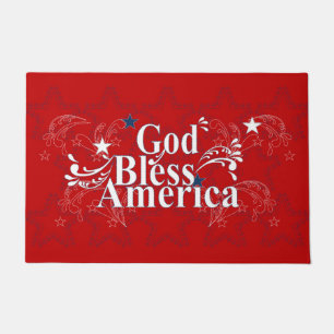 Dios Bendiga América Alfombra de Bienvenida