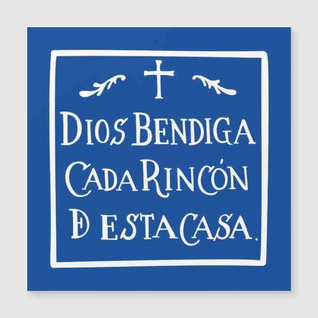 Dios bendiga cada rincón (Anverso)