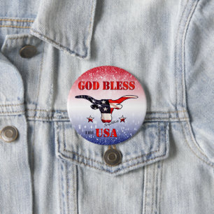 Dios bendiga el botón de Estados Unidos