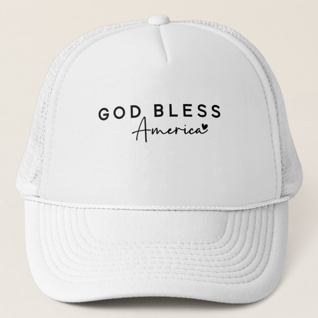 DIOS BENDIGA Gorras de América 🇺🇸🧢 (Anverso)
