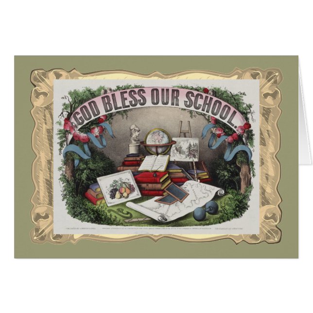 Dios bendiga nuestra escuela (Anverso (Horizontal))