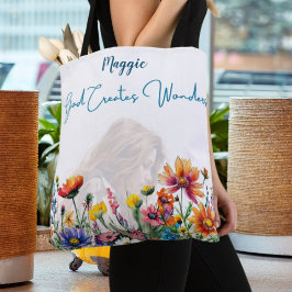 Dios crea maravillas - Bolsa de tote personalizada