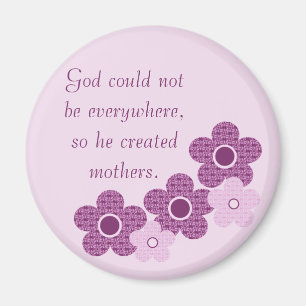 Dios creó el imán de la flor de las madres,