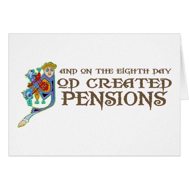 Dios creó pensiones (Anverso (Horizontal))