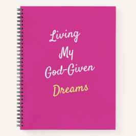 Dios- Dados Sueños Espirales Diario de Cuaderno