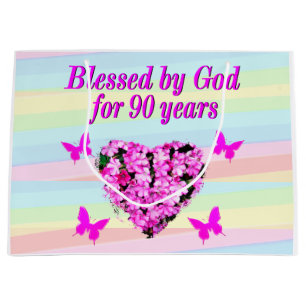 DIOS DE FLORAL ROSA AMANDO LA BOLSA DE REGALO DE C