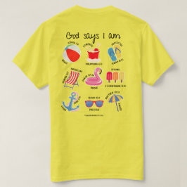 Dios dice que soy camiseta