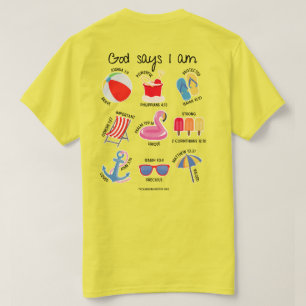 Dios dice que soy camiseta