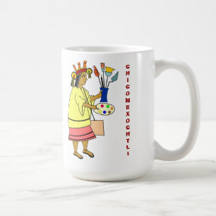 Dios el patrón de Chicomexochtli de la taza de los