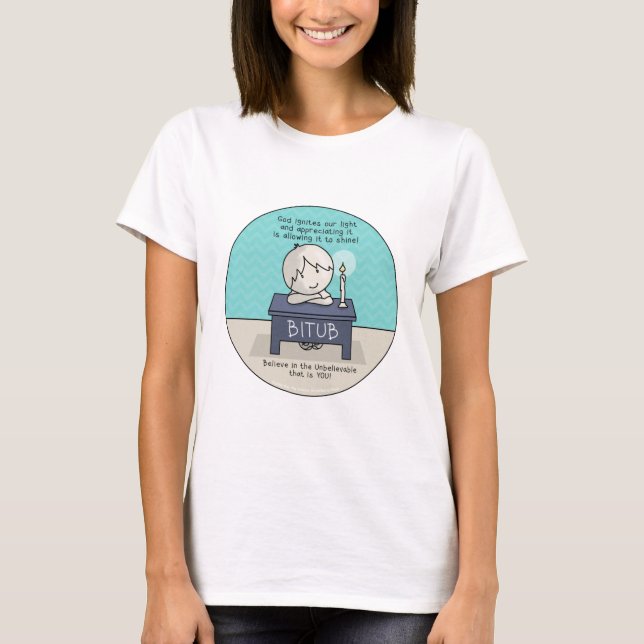 Dios enciende nuestra camiseta ligera (Anverso)