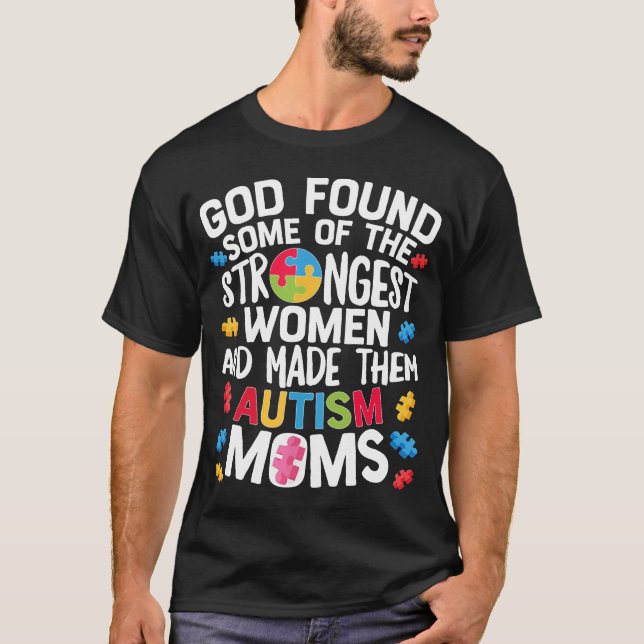 Dios encontró un autismo de camisetas femenino más (Anverso)