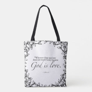 Dios Es Amor Cita De La Biblia A La Bolsa