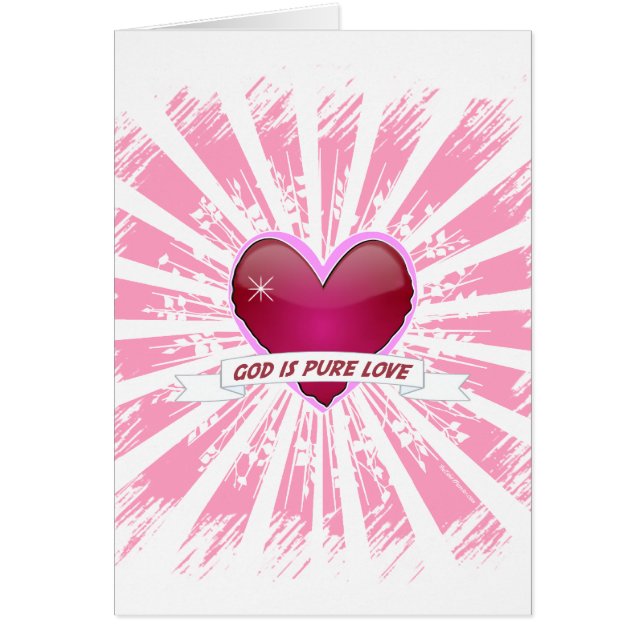 Dios es amor puro (Frente)