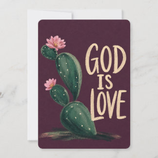 DIOS ES AMOR | Tarjeta de Aliento Cristiano