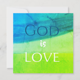 Dios es Amor Tarjeta Inspiradora