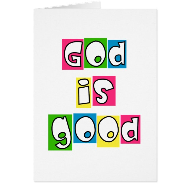 Dios es bueno (Frente)