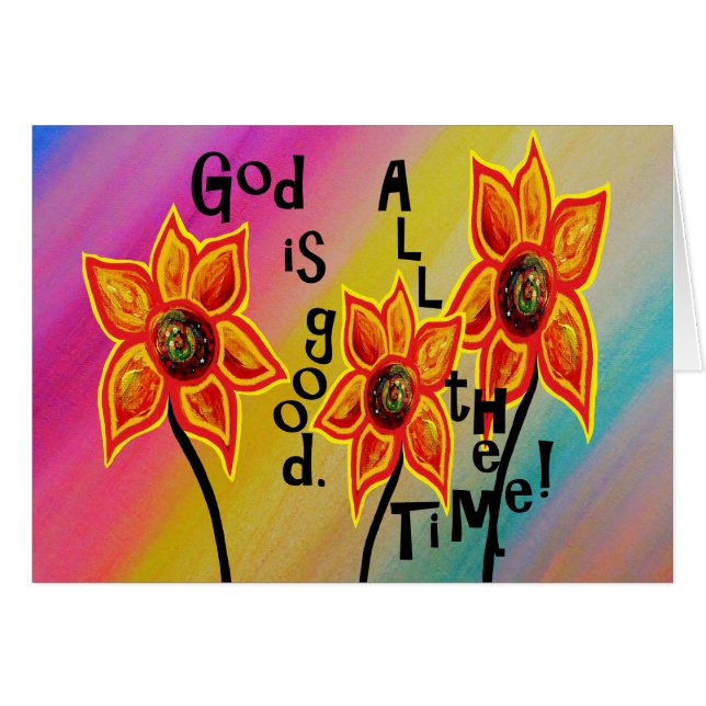 Dios es bueno todo el tiempo (Anverso (Horizontal))