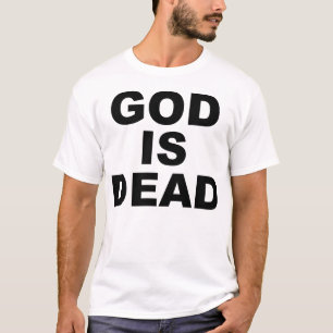 DIOS ES camiseta MUERTA
