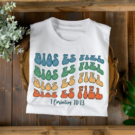 Dios Es Fiel Molesto Camiseta Española Cristiana