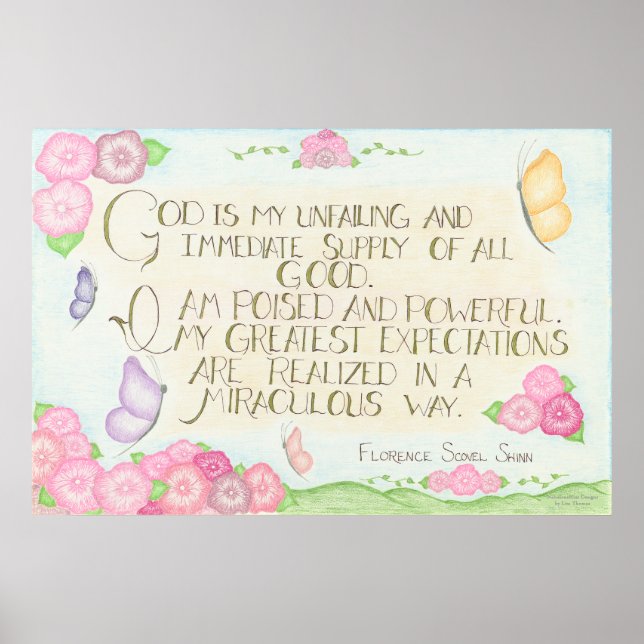 Dios es Mi Proveedor - Arte de Pared de Florence S (Frente)