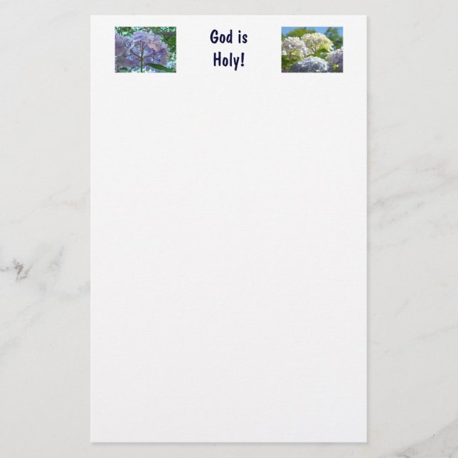 ¡Dios es Santo! papelería Religiosa Espiritual Flo (Anverso)
