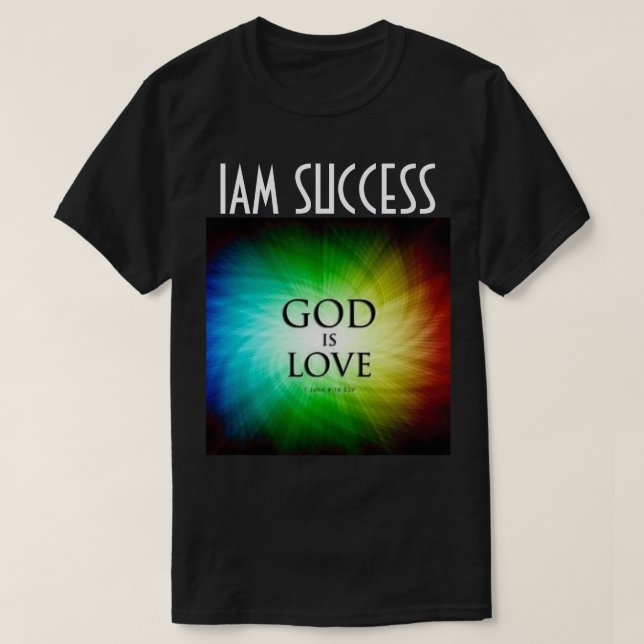 DIOS ES UNA Camiseta DE AMOR (Diseño del anverso)