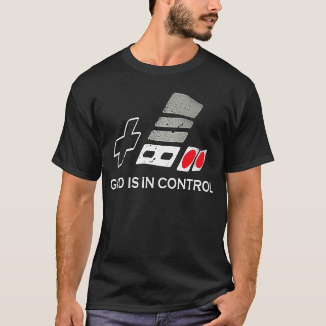 Dios está en camisetas religiosas del videojugador (Anverso)