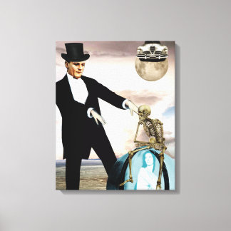 Dios está jugando a la impresión de lienzo