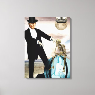 Dios está jugando a la impresión de lienzo