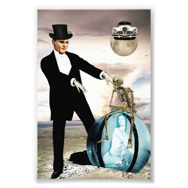 Dios está jugando impresión fotográfica (Frente)