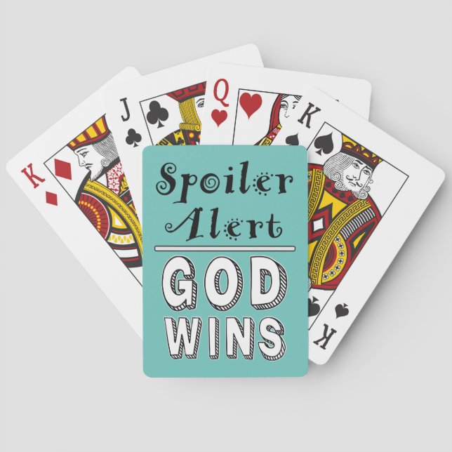 Dios Gana Jugando Cartas (Reverso)