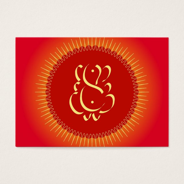 Dios Ganesha con rayos solares (Frente)