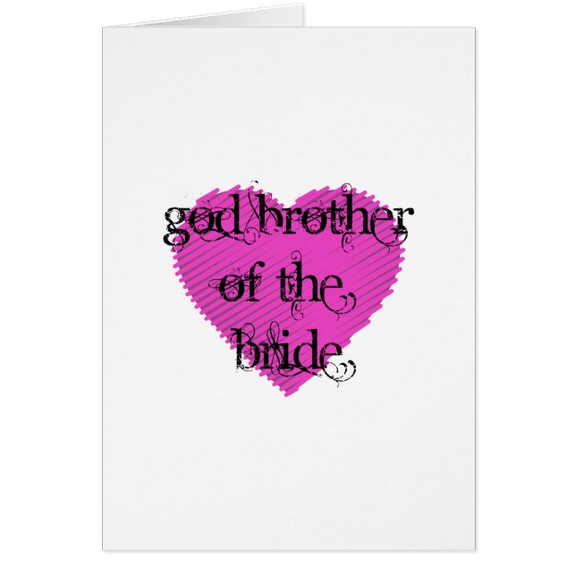 Dios hermano de la novia (Frente)