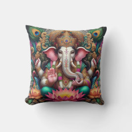 Dios hindú Ganesh / almohada Ganesha con diseño Om
