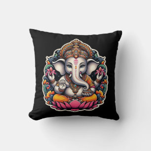 Dios hindú Señor Ganesh / almohada Ganesha