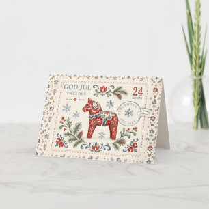 Dios Jul nórdico   Caballo de Navidad Dala sueco