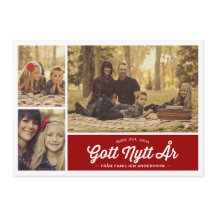 Dios Jul och Gott Nytt År hälsning