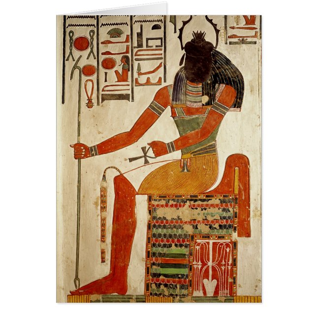 Dios, Khepri, de la tumba de Nefertari (Frente)