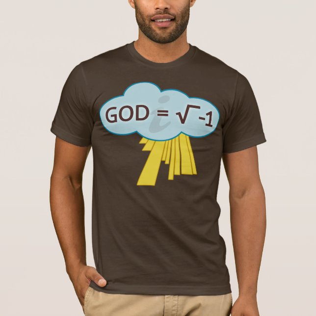 Dios = la raíz cuadrada de la camisa -1 (Anverso)