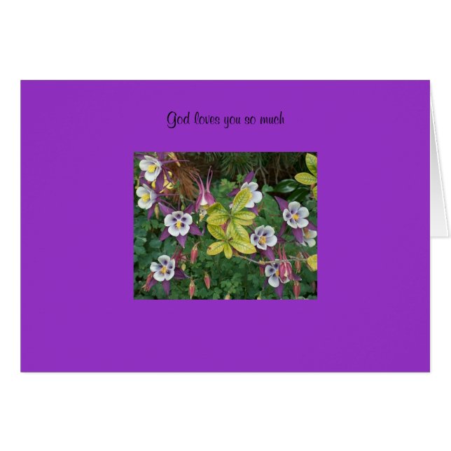 Dios le ama tanto (Anverso (Horizontal))