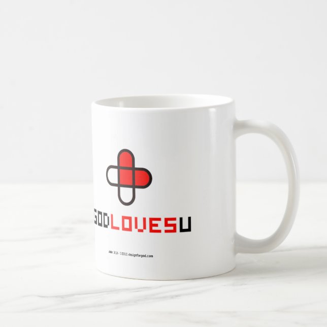 Dios le ama taza de café (Derecha)