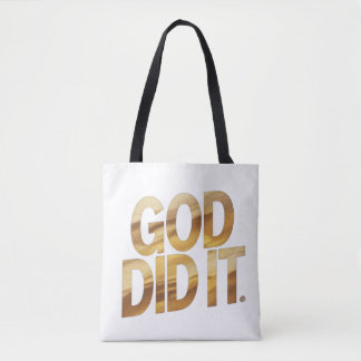 Dios lo hizo: bolsa de mano cristiana inspirada en