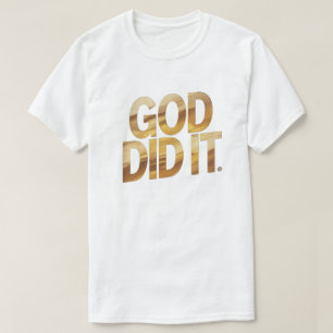 Dios lo hizo – camiseta cristiana inspirada en la 