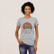 "Dios lo hizo primero" Camiseta arco iris (Anverso completo)