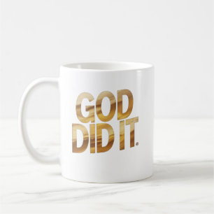Dios lo Hizo – Taza de Café Cristiana Inspirada en