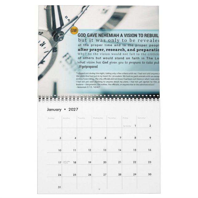 Dios-Mañanas: Calendario (Jan 2027)